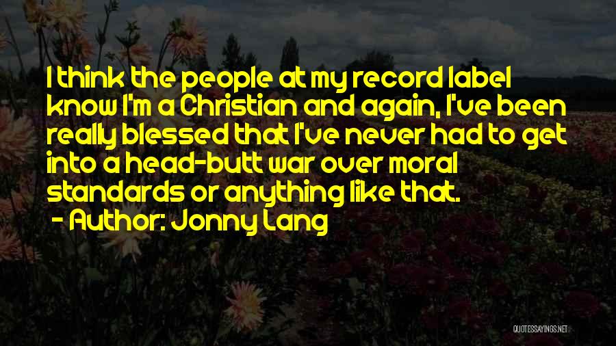 Record Label Quotes By Jonny Lang