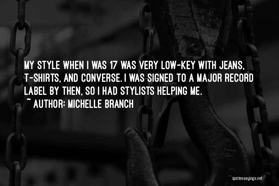 Record Label Quotes By Michelle Branch