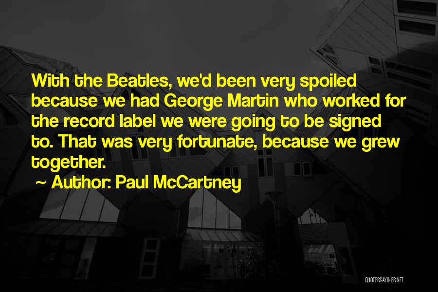 Record Label Quotes By Paul McCartney