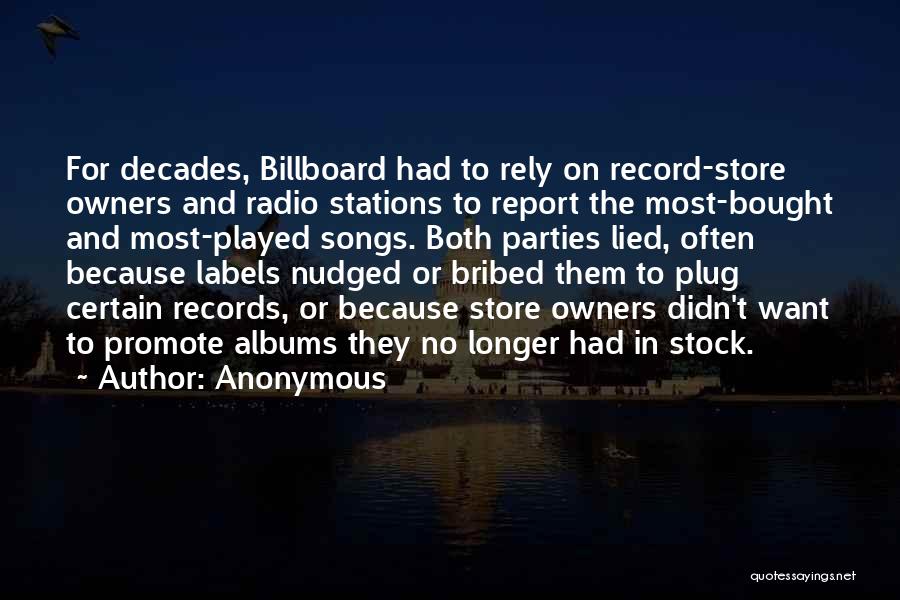 Record Labels Quotes By Anonymous