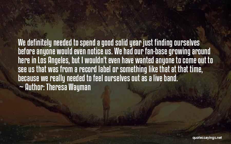 Record Labels Quotes By Theresa Wayman