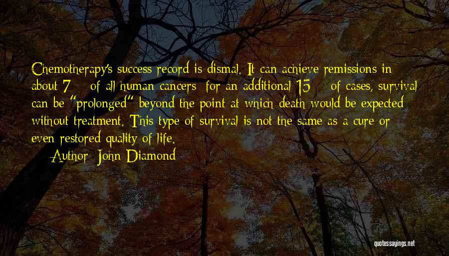 Record Of Life Quotes By John Diamond