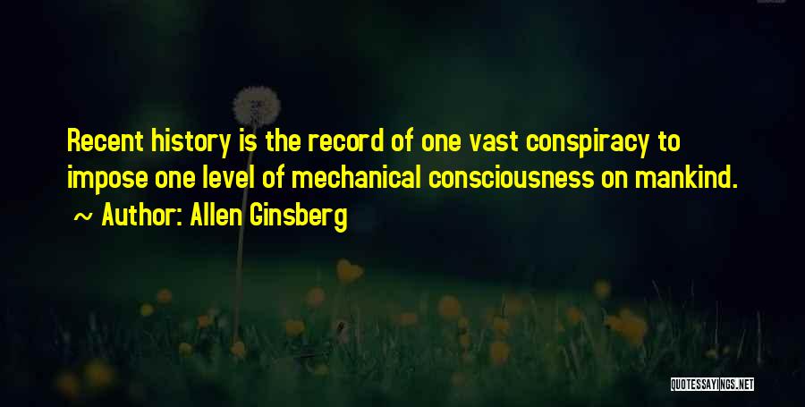 Record Quotes By Allen Ginsberg