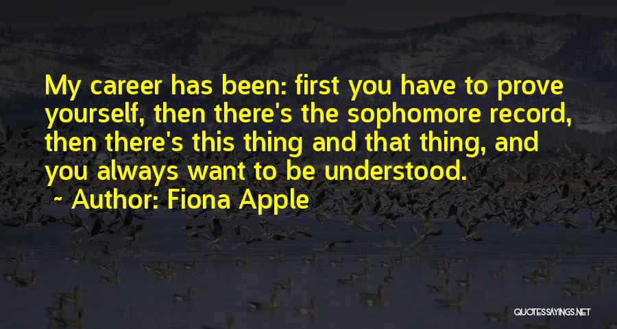 Record Quotes By Fiona Apple