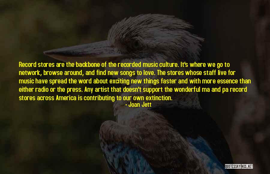Record Stores Quotes By Joan Jett Record Stores Quotes By Joan Jett