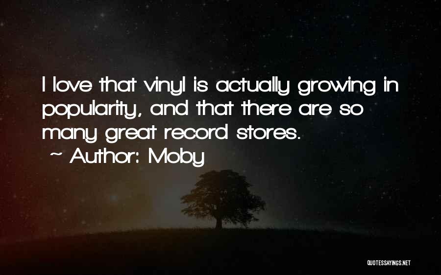 Record Stores Quotes By Moby