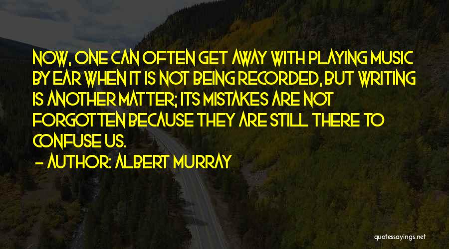 Recorded Music Quotes By Albert Murray