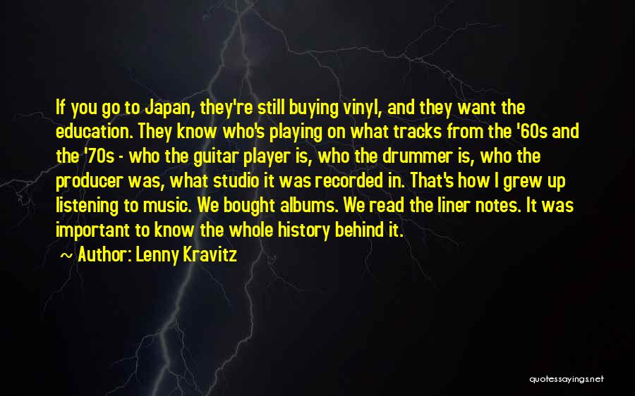 Recorded Music Quotes By Lenny Kravitz