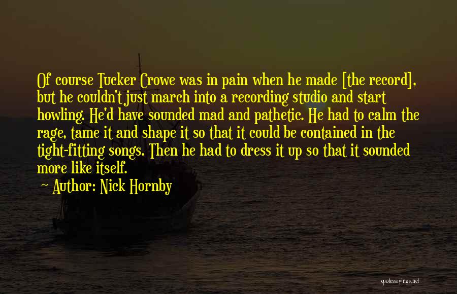 Recording Music Quotes By Nick Hornby