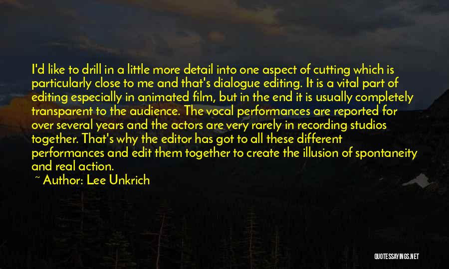 Recording Studios Quotes By Lee Unkrich