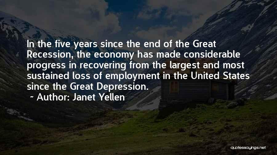 Recovering From Loss Quotes By Janet Yellen