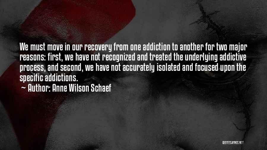 Recovery Addictions Quotes By Anne Wilson Schaef