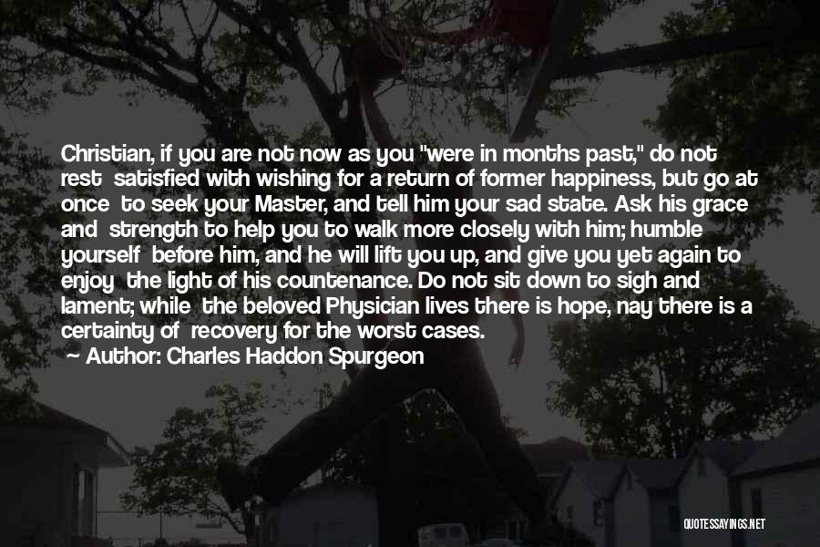 Recovery And Strength Quotes By Charles Haddon Spurgeon