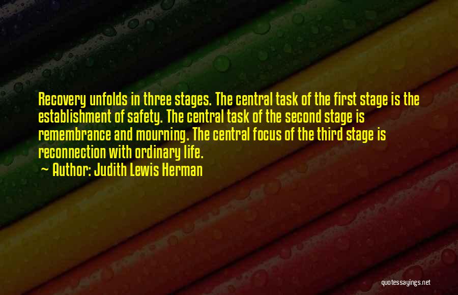 Recovery From Loss Quotes By Judith Lewis Herman