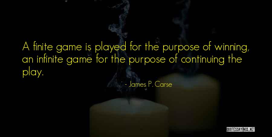 Recpta Dallas Quotes By James P. Carse Recpta Dallas Quotes By James P. Carse