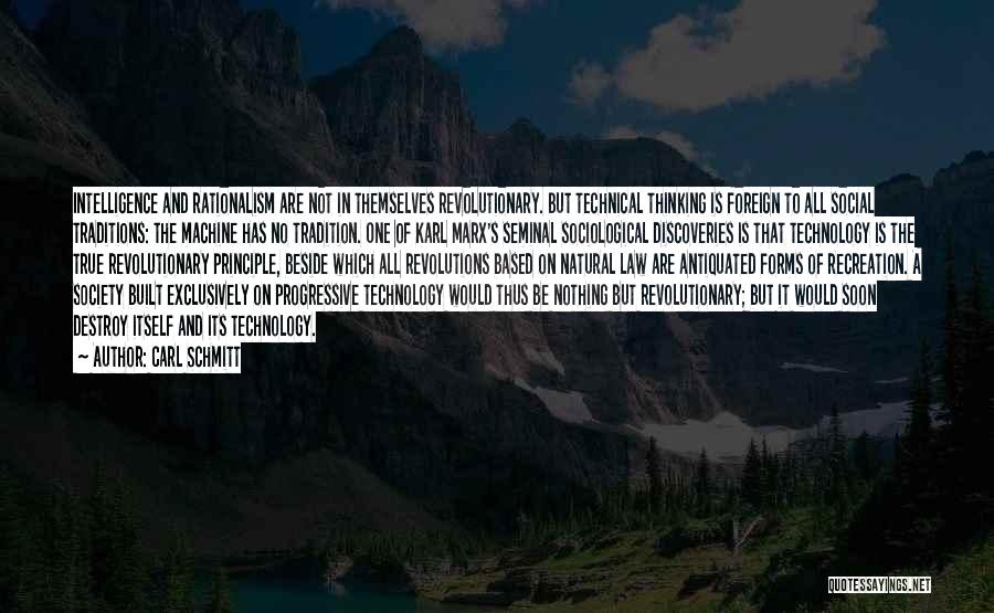 Recreation Quotes By Carl Schmitt
