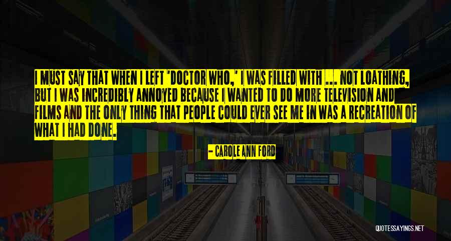 Recreation Quotes By Carole Ann Ford Recreation Quotes By Carole Ann Ford