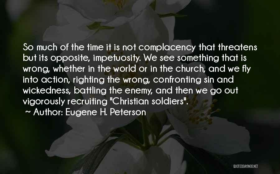 Recruiting Quotes By Eugene H. Peterson
