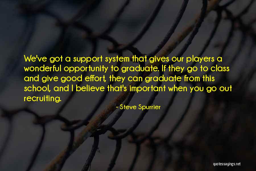 Recruiting Quotes By Steve Spurrier