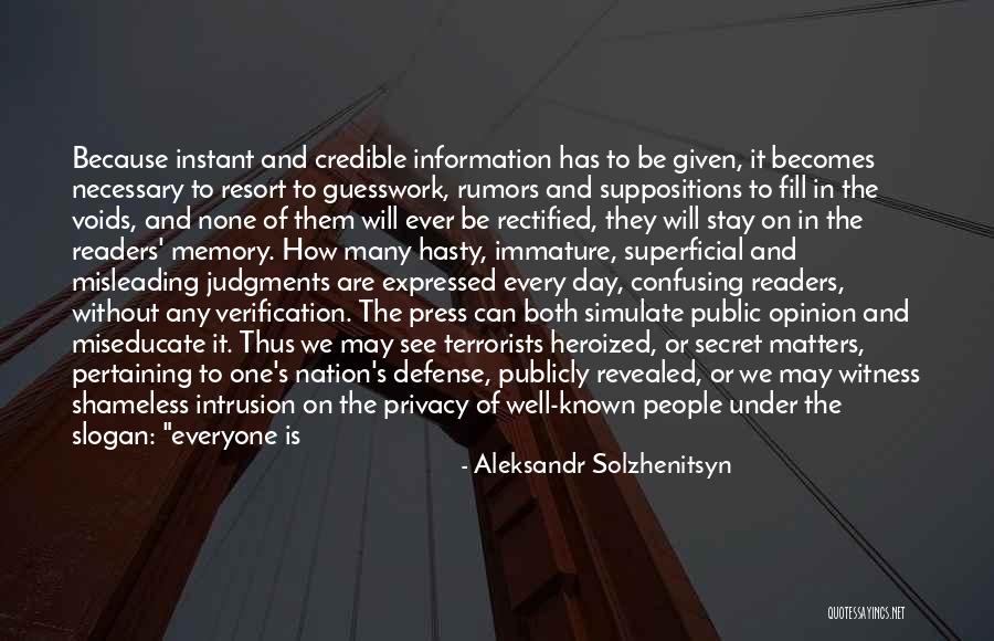 Rectified Quotes By Aleksandr Solzhenitsyn