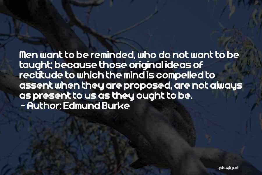 Rectitude Quotes By Edmund Burke