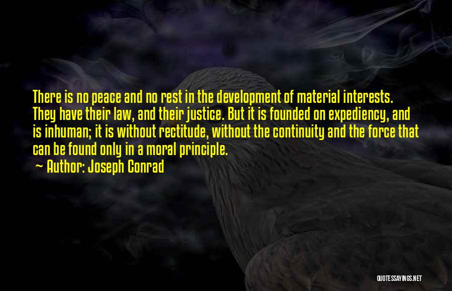 Rectitude Quotes By Joseph Conrad