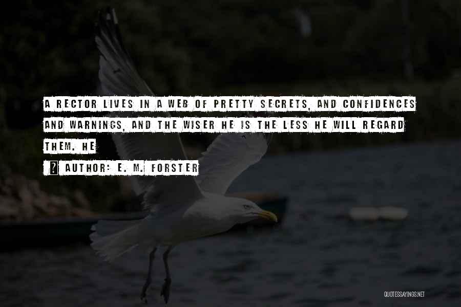 Rector Quotes By E. M. Forster