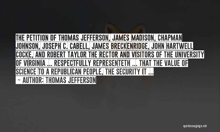 Rector Quotes By Thomas Jefferson