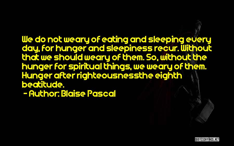 Recur Quotes By Blaise Pascal