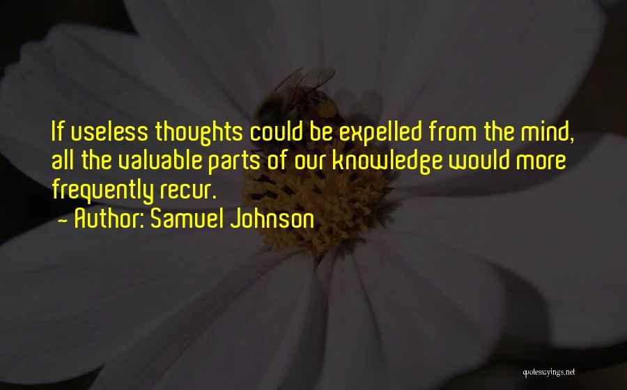 Recur Quotes By Samuel Johnson