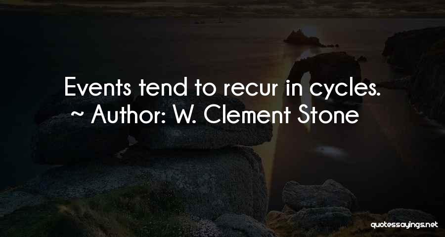 Recur Quotes By W. Clement Stone