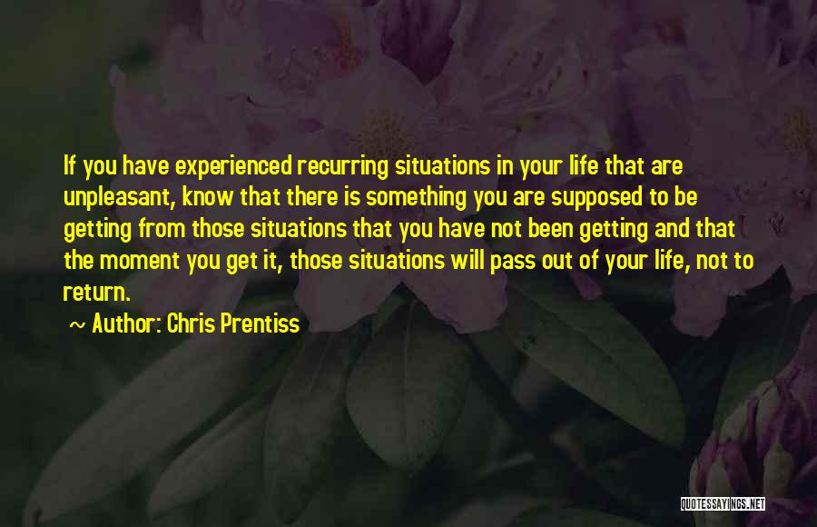 Recurring Quotes By Chris Prentiss