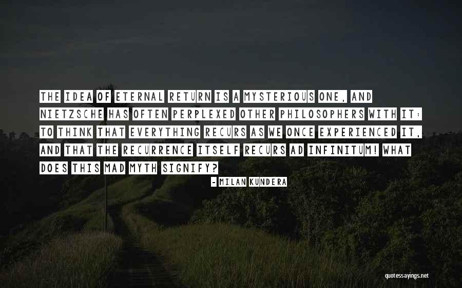 Recurs Quotes By Milan Kundera Recurs Quotes By Milan Kundera