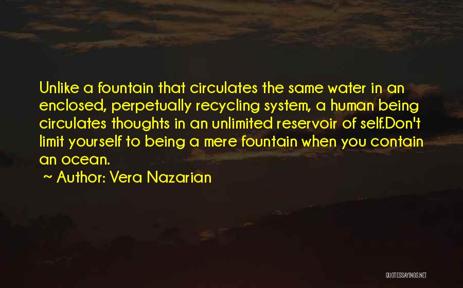 Recycling Water Quotes By Vera Nazarian