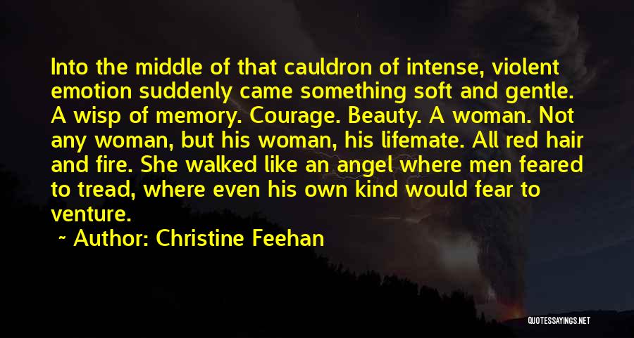 Red And Beauty Quotes By Christine Feehan