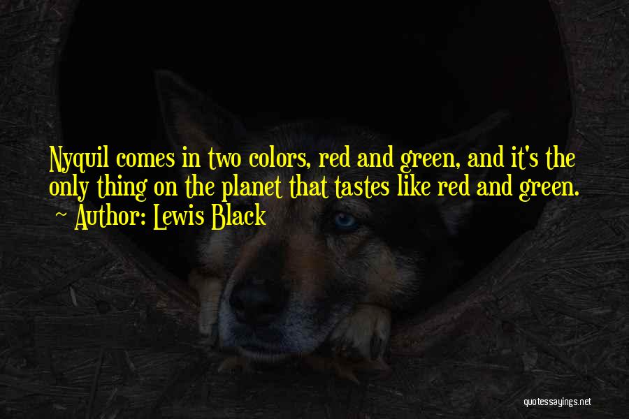 Red And Black Colors Quotes By Lewis Black