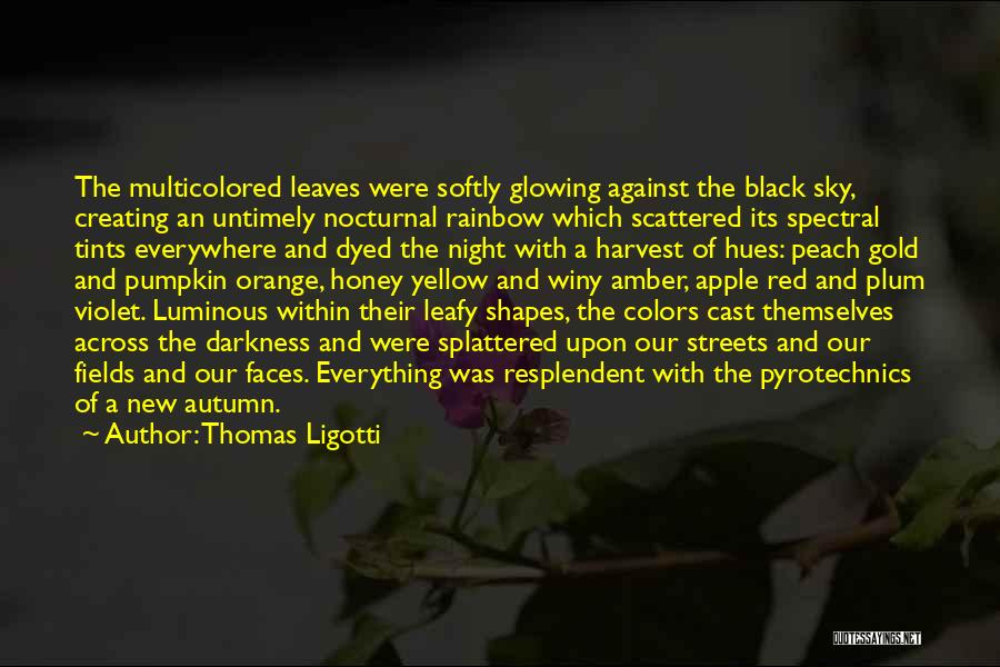 Red And Black Colors Quotes By Thomas Ligotti