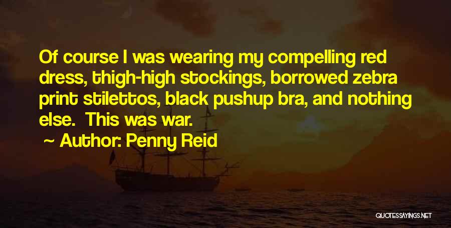 Red And Black Dress Quotes By Penny Reid