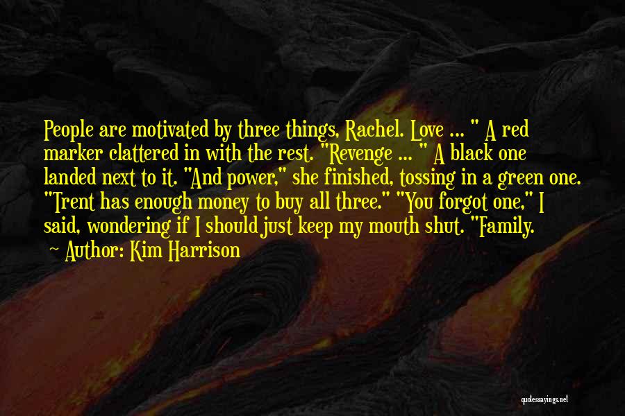 Red And Black Love Quotes By Kim Harrison