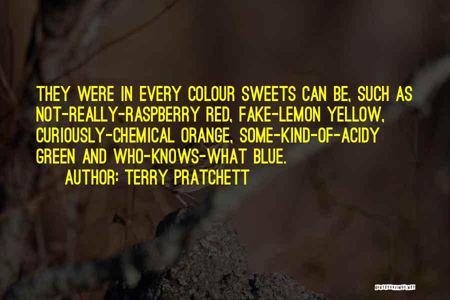 Red And Blue Colour Quotes By Terry Pratchett