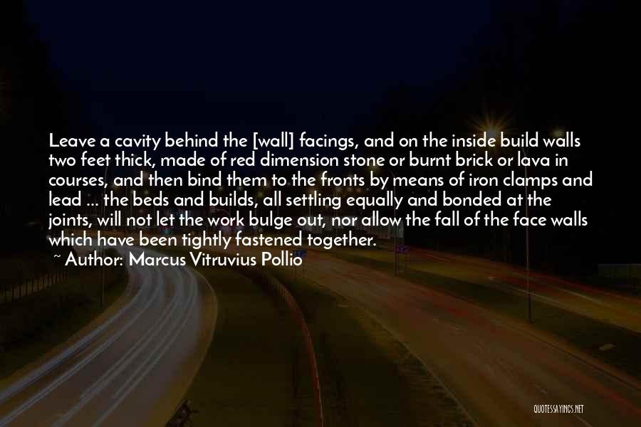 Red Brick Quotes By Marcus Vitruvius Pollio