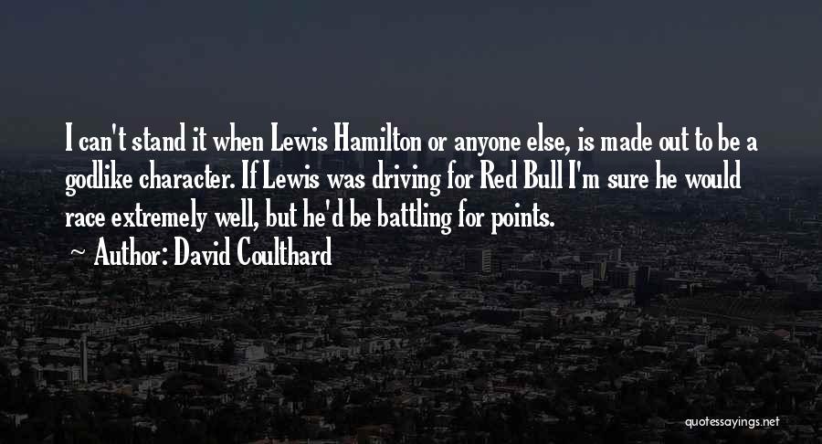 Red Bulls Quotes By David Coulthard