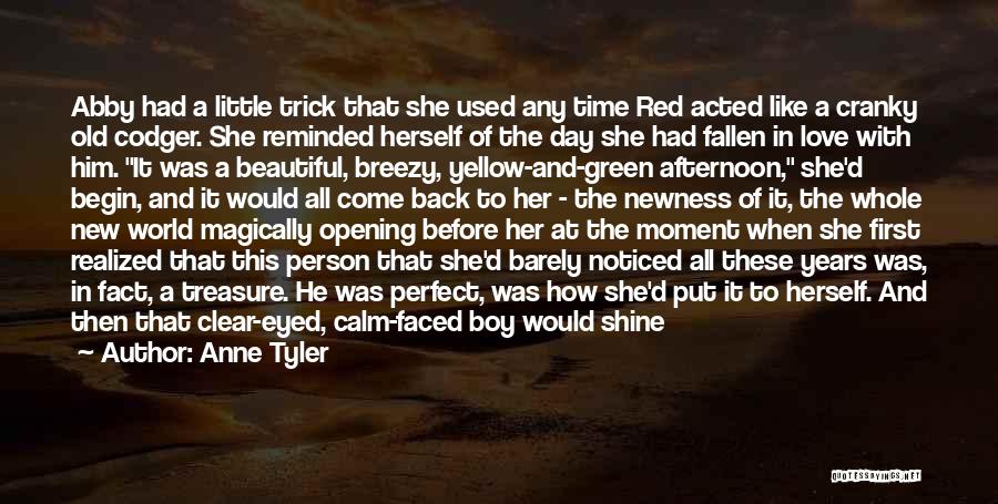 Red Cheeks Quotes By Anne Tyler