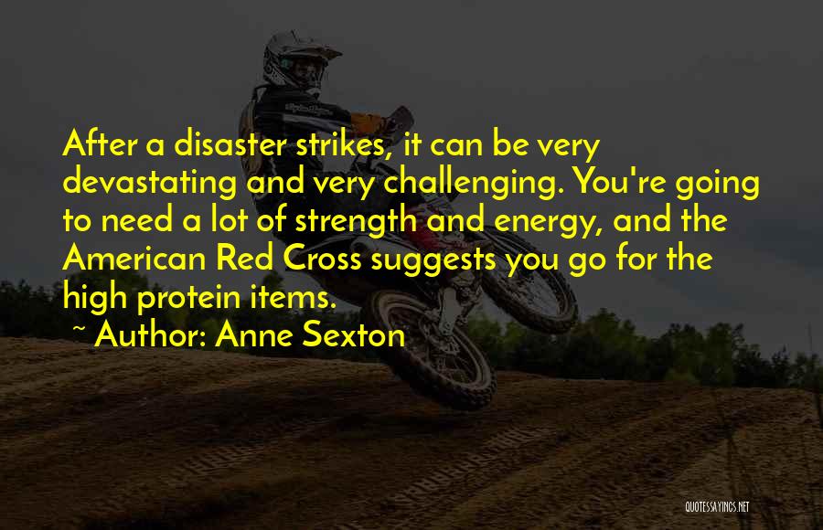 Red Cross Quotes By Anne Sexton