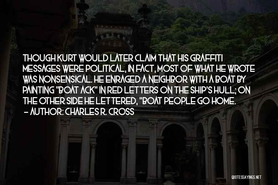 Red Cross Quotes By Charles R. Cross