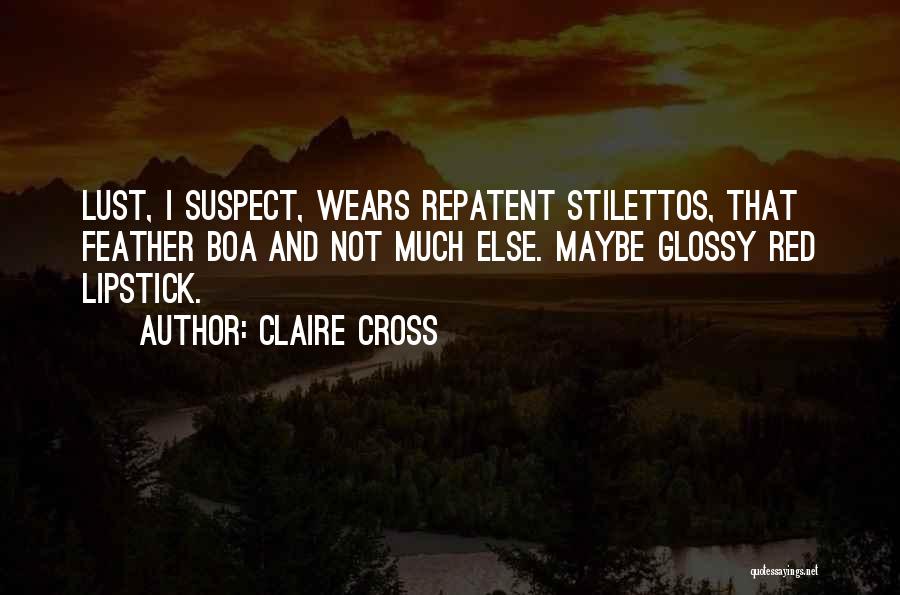 Red Cross Quotes By Claire Cross