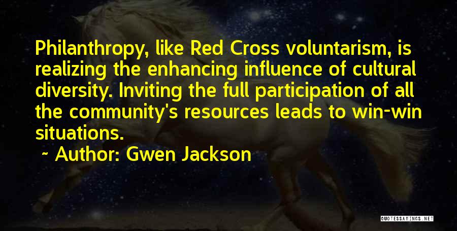 Red Cross Quotes By Gwen Jackson