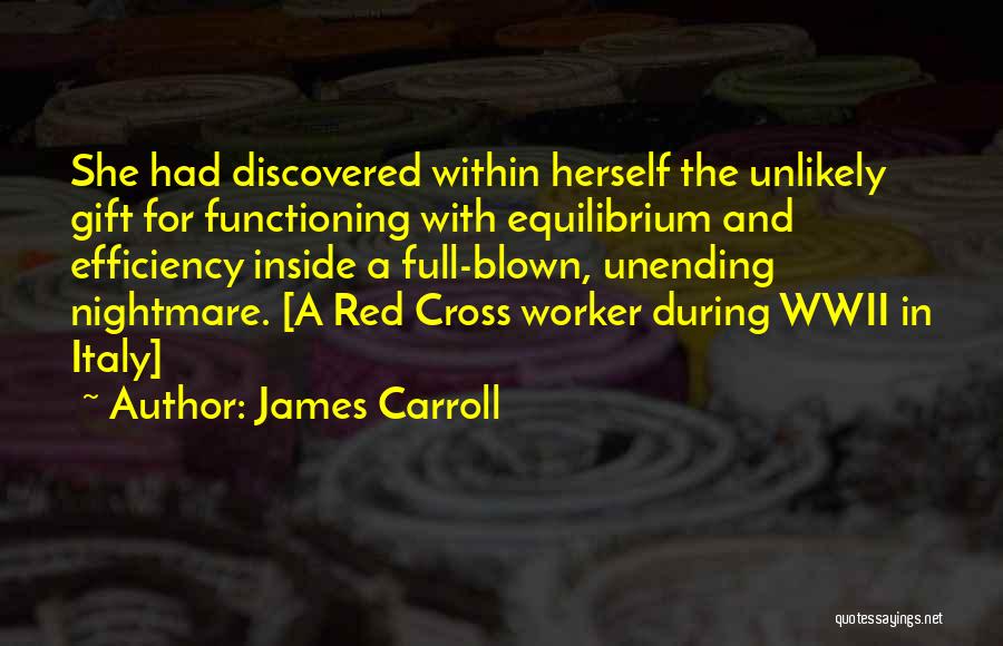 Red Cross Quotes By James Carroll