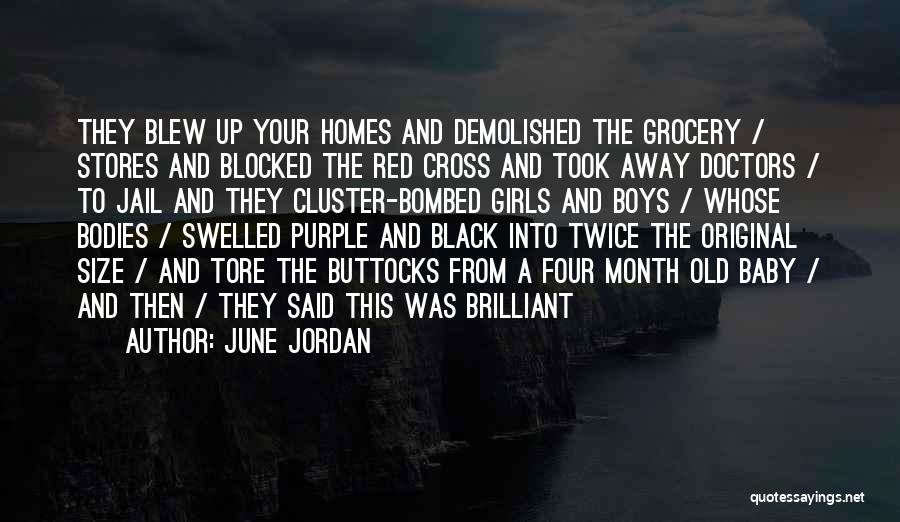 Red Cross Quotes By June Jordan