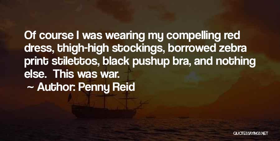 Red Dress Quotes By Penny Reid